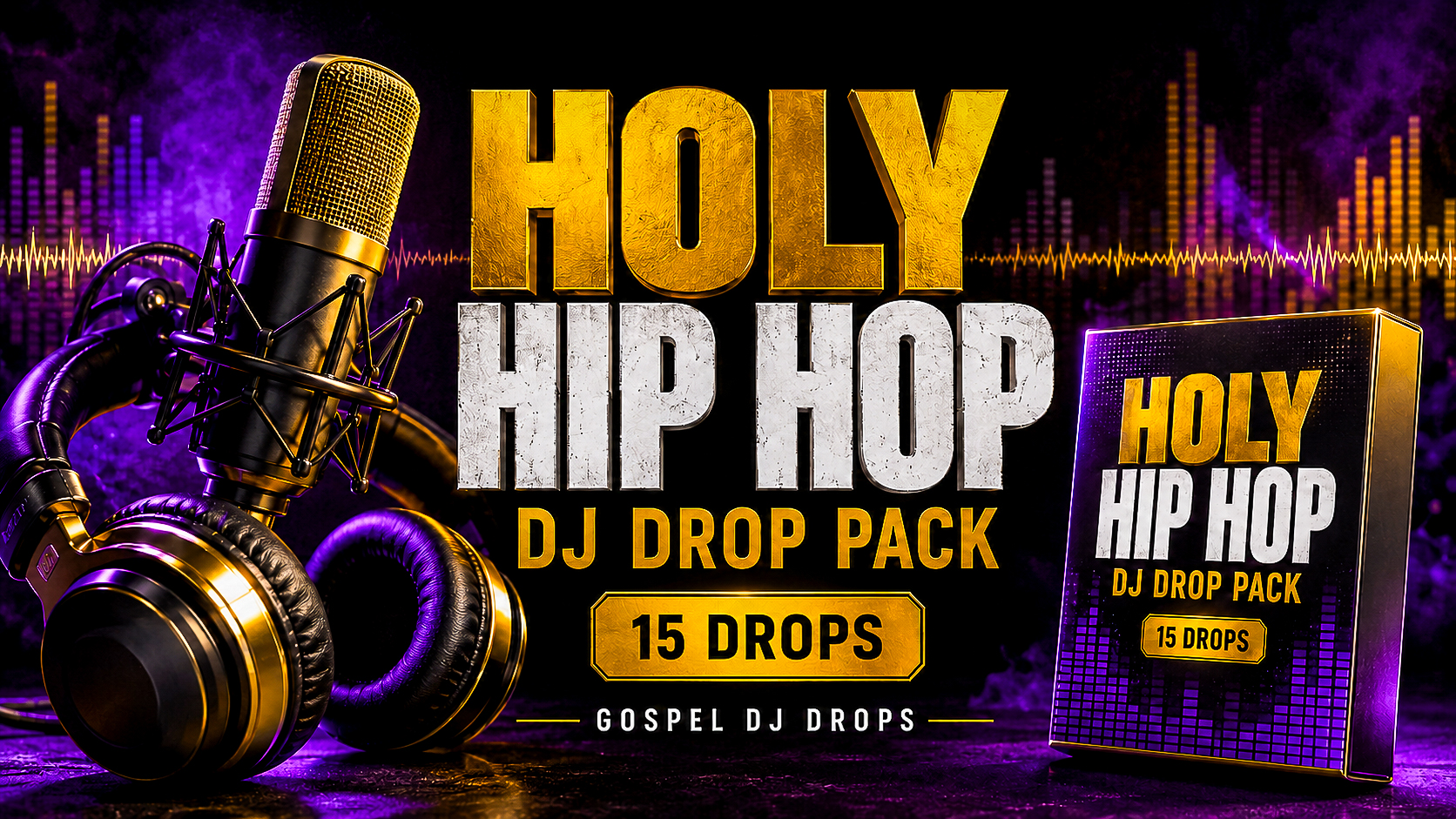 Holy Hip Hop DJ Drop Pack featuring 15 professionally produced drops